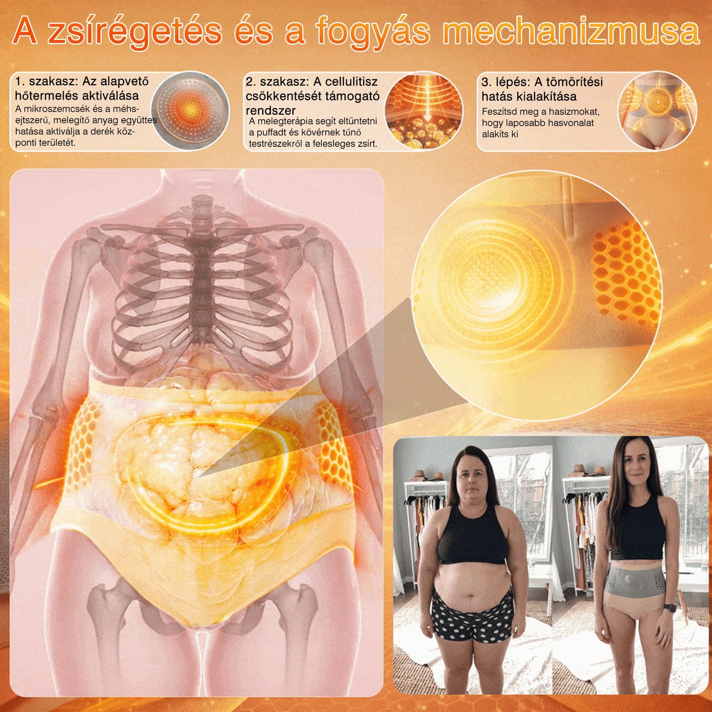 ✅✅A márka hivatalos üzlete | 🧑‍⚕️GFOUK® 2026 Moringa és berberin 4 az 1-ben mikrorészecskés alakformáló és zsírégető rövidnadrág